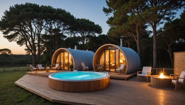 Camping avec jacuzzi privatif en vendee : l'experience val de vie